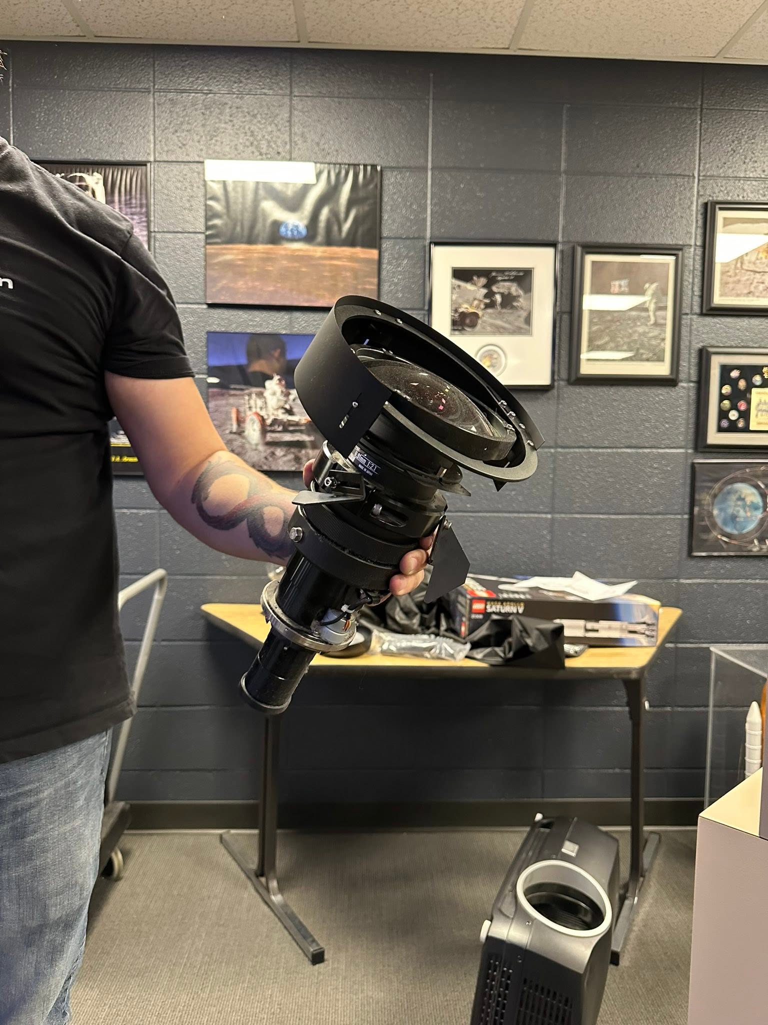 Fish Eye Lens used by the planetarium projectors.